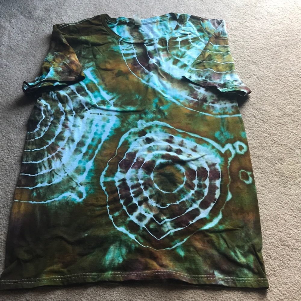 Brand new tie-dyed specially ordered T-shirt